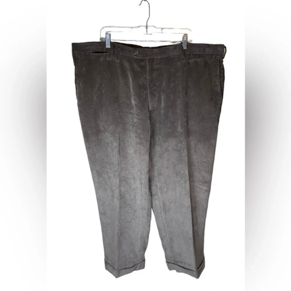 Peter Millar Nanoluxe Chocolate Brown Corduroy Pants‎ Slacks Size 46 - Picture 2 of 10